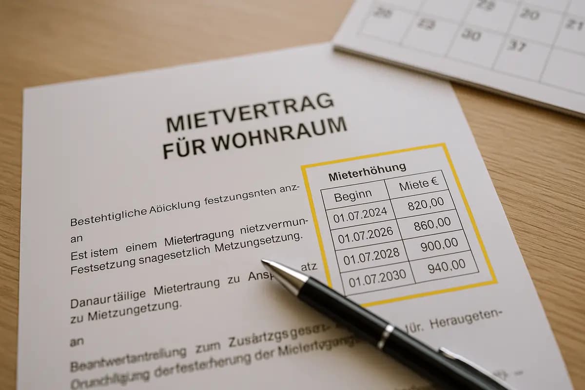 Staffelmiete: Regeln, Grenzen und deine Rechte als Mieter